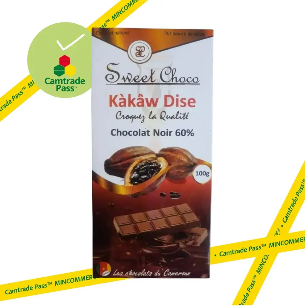 [sweet2] Sweet Choco Kakaw Dise Chocolat noir 60%    100g