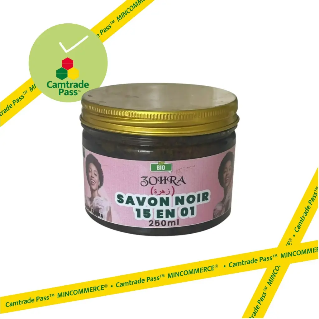 [Biozohra5] Bio zohra Savon Noir 15en1 250ml